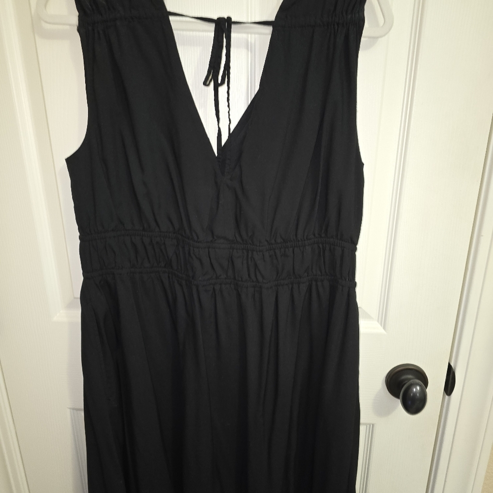 Time and Tru Elegant Black Blouse